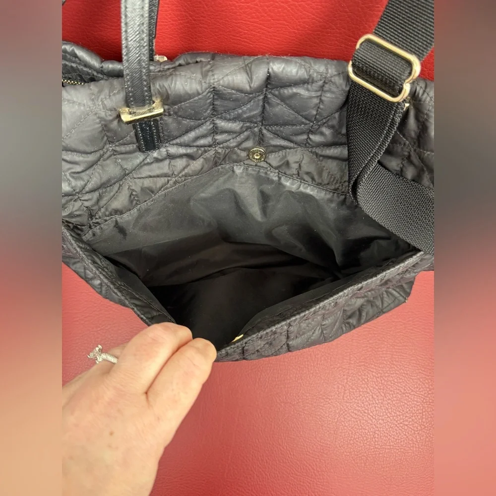 Kate Spade Quilted Black Baby Bag